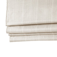 Load image into Gallery viewer, Olliix Galen 100% Polyester Basketweave Room Darkening Cordless Roman Shade By Madison Park MP40-7194