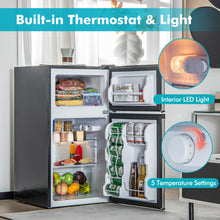 Load image into Gallery viewer, 3.2 Cu. Ft Compact Mini Fridge with 5 Temperature Settings
