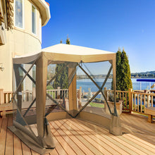 Load image into Gallery viewer, Portable Pop Up 4 Sided Canopy Instant Gazebo Screen Tent Shelter
