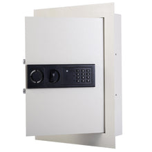 Load image into Gallery viewer, Digital Flat Recessed Wall Safe Security Lock Gun Cash Box-White