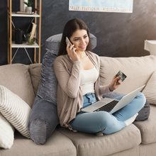 Load image into Gallery viewer, Reading Pillow TV Bed Rest Memory Foam with Arms Rests Neck Roll Back Support