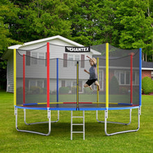 Load image into Gallery viewer, 14 Feet Trampoline with Safety Enclosure Net and Ladder Outdoor for Kids Adults