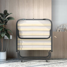 Load image into Gallery viewer, Folding Rollaway Bed Extra Guest with Memory Foam Mattress