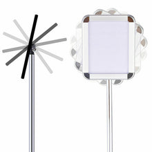 Load image into Gallery viewer, 8.5 Inch x 11Inch Graphic Adjustable Pedestal Poster Stand Aluminum Snap