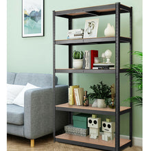 Load image into Gallery viewer, Adjust 30 x60 Inch 5 Level Garage Tool Shelf Storage-Black
