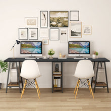 Load image into Gallery viewer, 48 Inch Solid Universal Desktop for Standard and Sit to Stand Desk Frame-Black