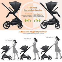 Load image into Gallery viewer, 2 in 1 Convertible Baby Stroller with Oversized Storage Basket