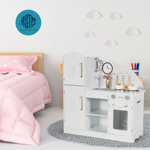 Load image into Gallery viewer, Kids Kitchen Playset Pretend Play Cooking Set with Vivid Faucet and Telephone