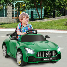 Load image into Gallery viewer, 12V Licensed Mercedes Benz Kids Ride-On Car with Remote Control-Green