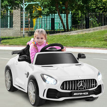 Load image into Gallery viewer, 12V Licensed Mercedes Benz Kids Ride-On Car with Remote Control-White