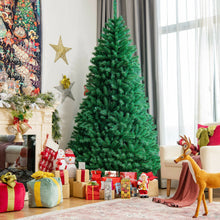 Load image into Gallery viewer, 8 Feet Iridescent Tinsel Artificial Christmas Tree with Branch Tips