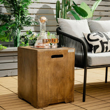 Load image into Gallery viewer, 16" Outdoor Hideaway Table Cover for Standard 20 LBS Propane Tank-B