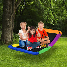 Load image into Gallery viewer, 700lb Giant 60 Inch Skycurve Platform Tree Swing for Kids and Adults-Multicolor