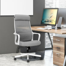 Load image into Gallery viewer, Adjustable Mesh Office Chair with Heating Support Headrest-Gray
