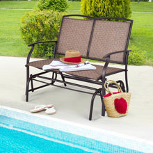 Load image into Gallery viewer, Iron Patio Rocking Chair for Outdoor Backyard and Lawn