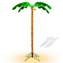 Load image into Gallery viewer, 5 Feet LED Pre-lit Palm Tree Decor with Light Rope