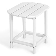 Load image into Gallery viewer, 18 Feet Rear Resistant Side Table for Garden Yard and Patio -White
