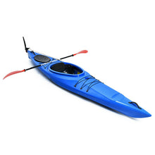 Load image into Gallery viewer, Single Sit-in Kayak Fishing Kayak Boat With Paddle and Detachable Rudder-Blue