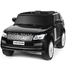 Load image into Gallery viewer, 24V 2-Seater Licensed Land Rover Kids Ride On Car with 4WD Remote Control-Black