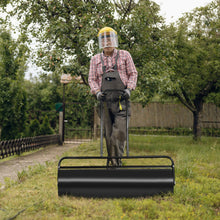 Load image into Gallery viewer, 24 x 13 Inch Tow Lawn Roller Water Filled Metal Push Roller-Black