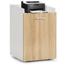 Load image into Gallery viewer, File Cabinet with 2 Drawers Mobile Filing Cabinet with Wheel for Letter Size-White