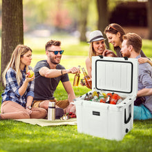 Load image into Gallery viewer, 55 Quart Cooler Portable Ice Chest with Cutting Board Basket for Camping
