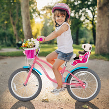 Load image into Gallery viewer, Kids Bicycle with Training Wheels and Basket for Boys and Girls Age 3-9 Years-18"