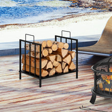 Load image into Gallery viewer, Decorative Steel Firewood Log Holder with Handle