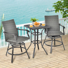 Load image into Gallery viewer, 3 Pieces Swivel Bar Set with 4D Air Fiber Cushion