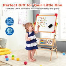 Load image into Gallery viewer, 3-in-1 Wooden Art Easel for Kids with Drawing Paper Roll