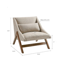 Load image into Gallery viewer, Ink+Ivy Boomerang Accent Chair Ii100-0219