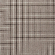Load image into Gallery viewer, Olliix Anaheim 100% Polyester Jacquard Plaid Faux Leather Tab Top Panel With Fleece Lining By Madison Park MP40-6765