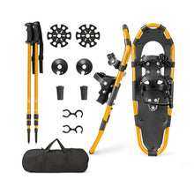 Load image into Gallery viewer, 4-in-1 Lightweight Terrain Snowshoes with Flexible Pivot System-25 inches
