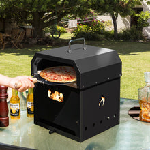 Load image into Gallery viewer, 4-in-1 Outdoor Portable Pizza Oven with 12 Inch Pizza Stone