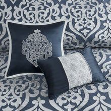 Load image into Gallery viewer, Madison Park Odette 100% Polyester Jacquard 8Pcs Comforter Set MP10-6836 By Olliix