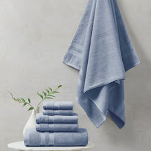 Load image into Gallery viewer, Plume 100% Cotton Feather Touch Antimicrobial Towel 6 Piece Set - BR73-2438