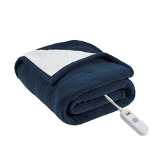 Load image into Gallery viewer, Fleece To Sherpa Heated Throw ST54-0078 By Olliix