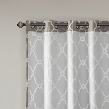 Load image into Gallery viewer, Madison Park Fretwork Print Window Curtain -95" Panel MP40-1284 By Olliix