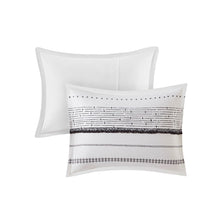 Load image into Gallery viewer, Nea Cotton Printed Duvet Cover Set With Trims - King/Cal King II12-1133 By Olliix