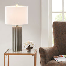 Load image into Gallery viewer, Glendale Ceramic Ribbed Table Lamp 26" - MT153-0051