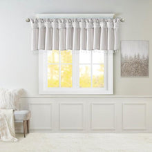 Load image into Gallery viewer, Madison Park Emilia Lightweight Faux Silk Valance With Beads MP41-6330 By Olliix