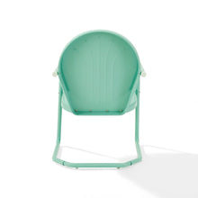 Load image into Gallery viewer, Griffith Outdoor Metal Armchair Aqua Gloss