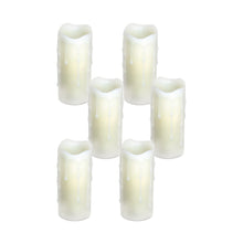 Load image into Gallery viewer, LED Dripping Wax Pillar Candles with Remote (Set of 6)