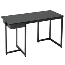 Load image into Gallery viewer, 48" Computer Desk with Metal Frame and Adjustable Pads-Black