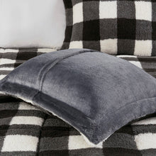 Load image into Gallery viewer, Brooks Print Sherpa Down Alternative Comforter Set King TN10-0436 By Olliix