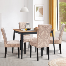 Load image into Gallery viewer, Set of 2 Fabric Upholstered Dining Chairs with Nailhead-Pink