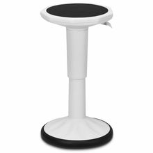 Load image into Gallery viewer, Adjustable Active Learning Stool Sitting Home Office Wobble Chair with Cushion Seat -White