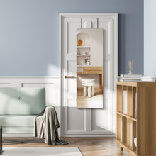Load image into Gallery viewer, Wall Mounted Jewelry Cabinet with 3-Color Lights-White