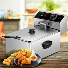 Load image into Gallery viewer, 1700W Single Electric Deep Fryer with Basket Scoop Unit