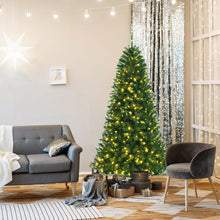 Load image into Gallery viewer, Artificial Hinged Christmas Tree with Remote-controlled Color-changing LED Lights-6'